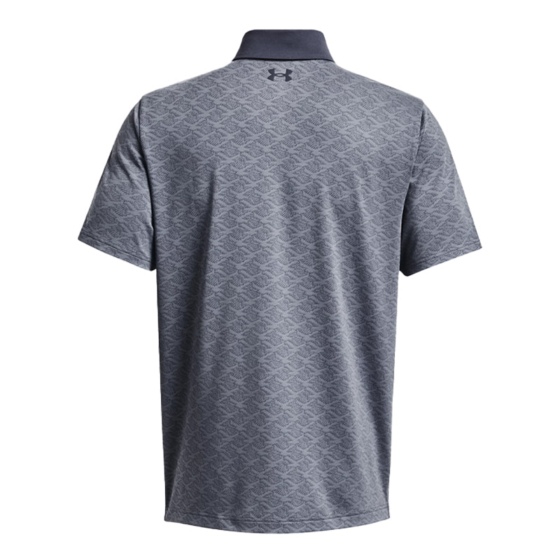 UNDER ARMOUR Playoff Birdie Jacquard Men's Polo (Downpour Grey)