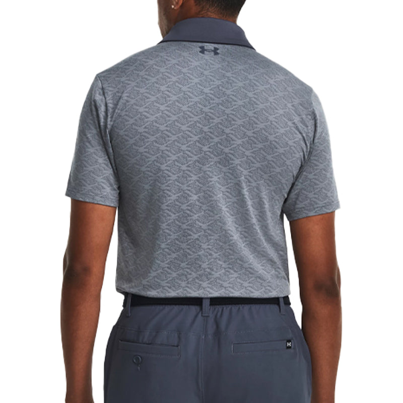 UNDER ARMOUR Playoff Birdie Jacquard Men's Polo (Downpour Grey)