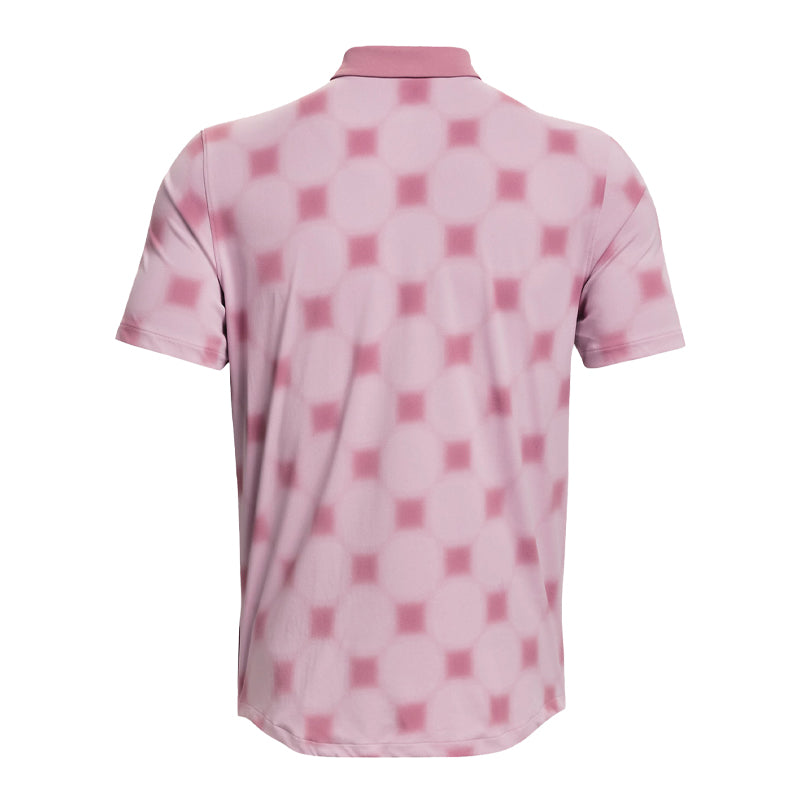 UNDER ARMOUR Curry Print Men's Polo (Pink Elixir)