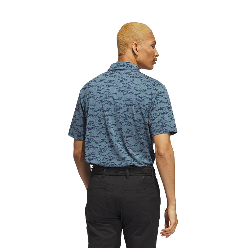 ADIDAS Go-To Print Men's Polo (Arctic)