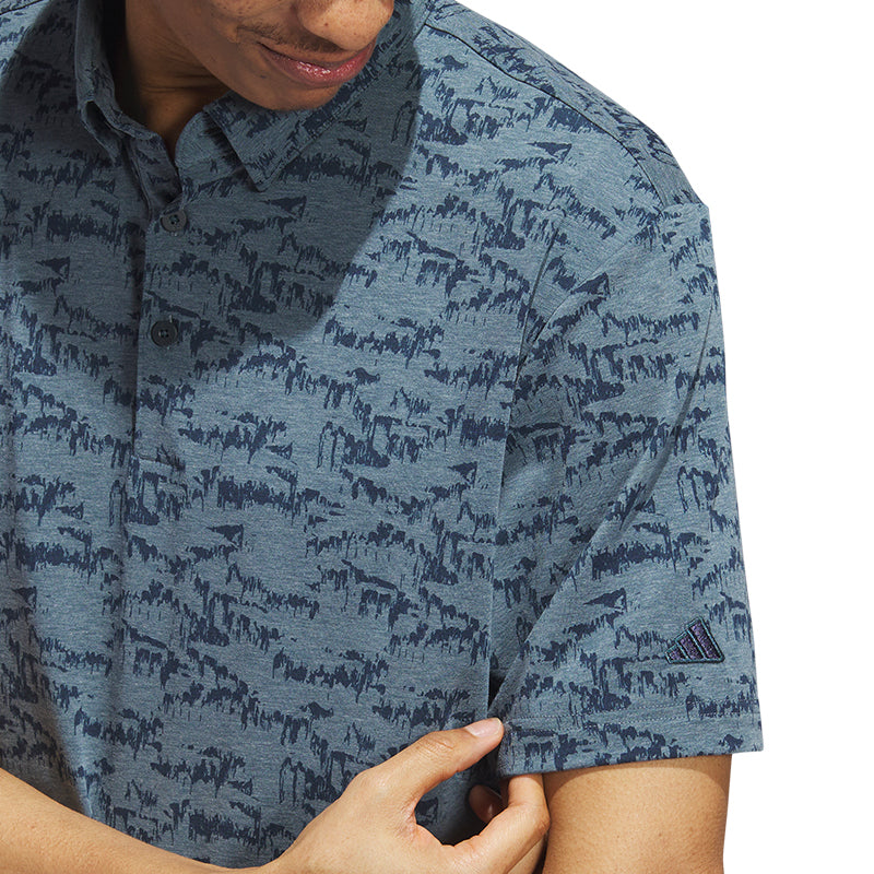 ADIDAS Go-To Print Men's Polo (Arctic)