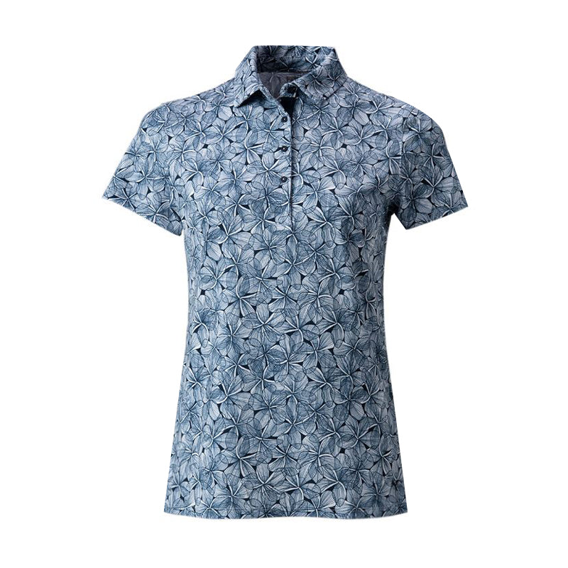 PUMA MATTR Plumeria Women's Polo (White/Navy)