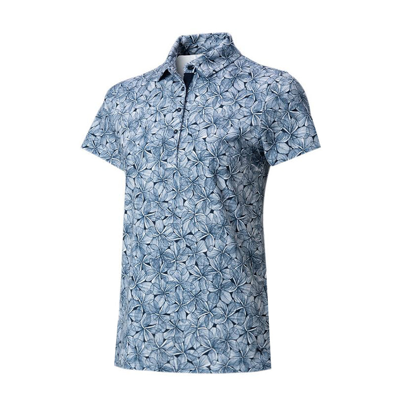 PUMA MATTR Plumeria Women's Polo (White/Navy)