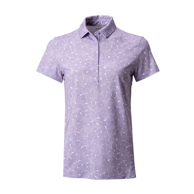 PUMA MATTR Plumeria Women's Polo (Violet/White)