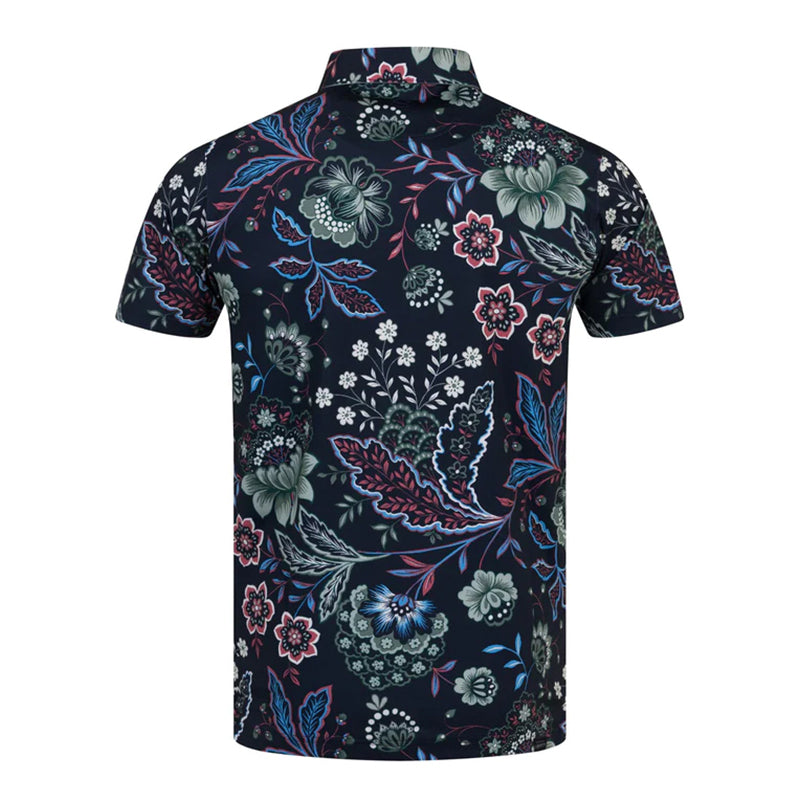 PUMA x Liberty Paisley Men's Polo (Navy/Green Fog)