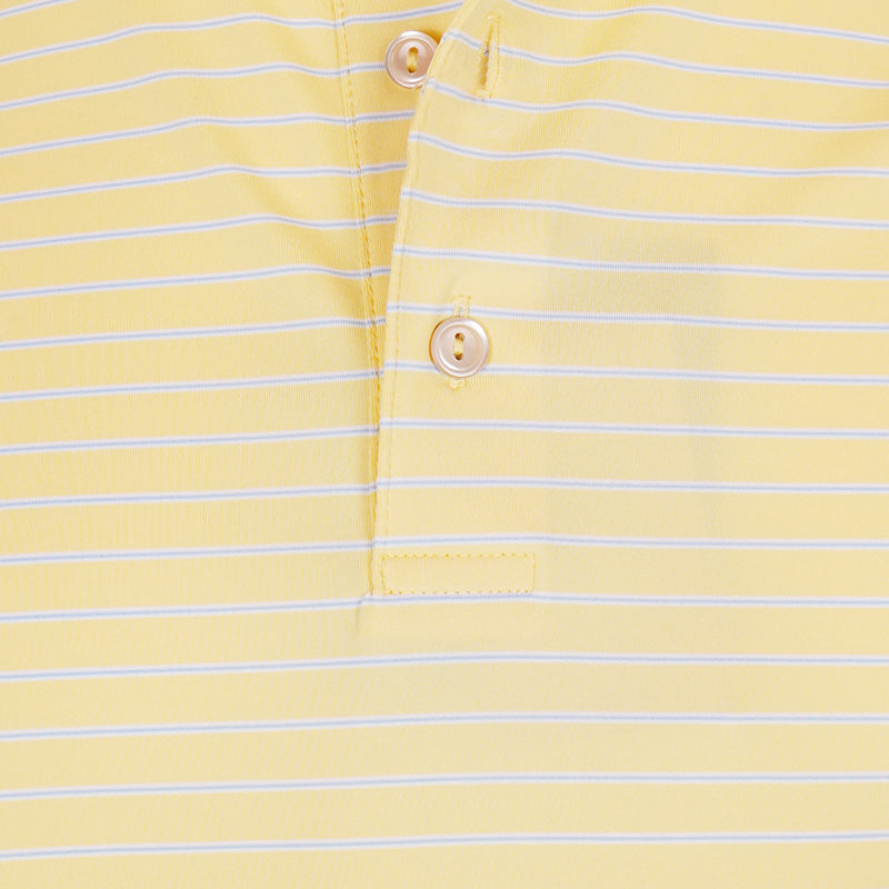 PETER MILLAR Drum Performance Jersey Men's Polo (Lemonade)