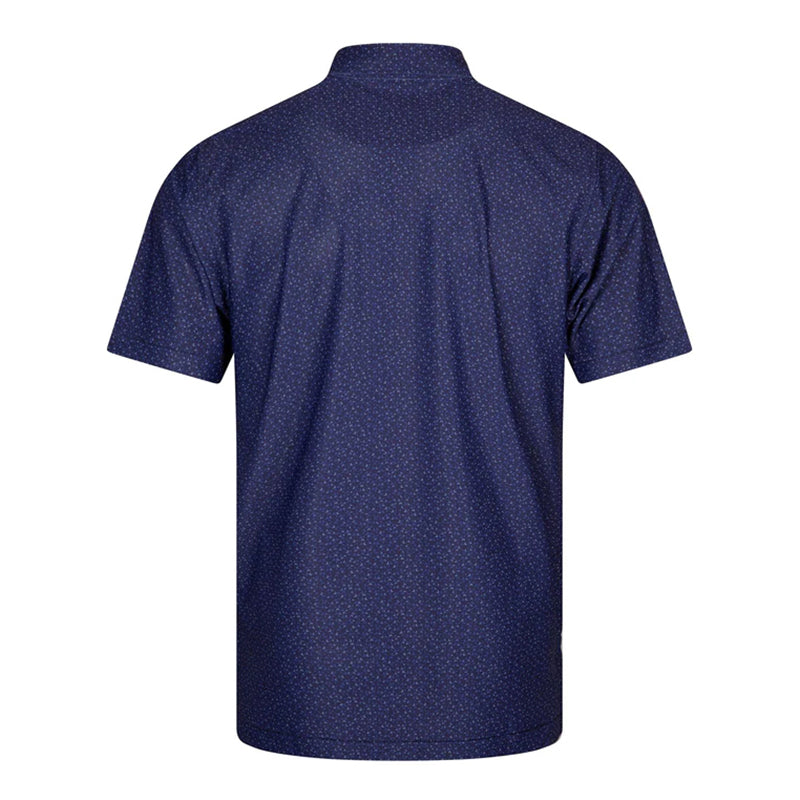 PETER MILLAR Willis Geo Performance Mesh Men's Polo (Navy)