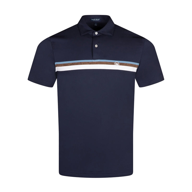 PETER MILLAR Mayhew Performance Jersey Men's Polo  (Navy)