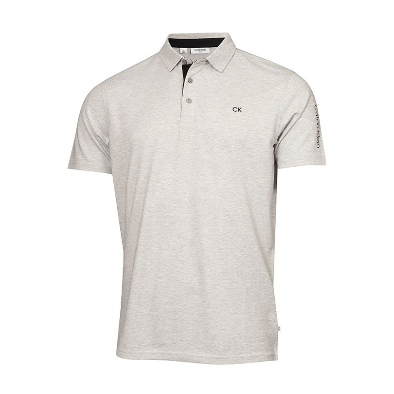 CALVIN KLEIN Uni Pique Men's Polo (Silver Marl)