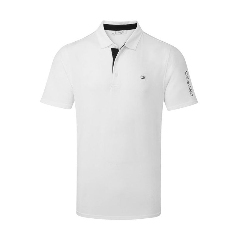 CALVIN KLEIN Uni Pique Men's Polo (White)