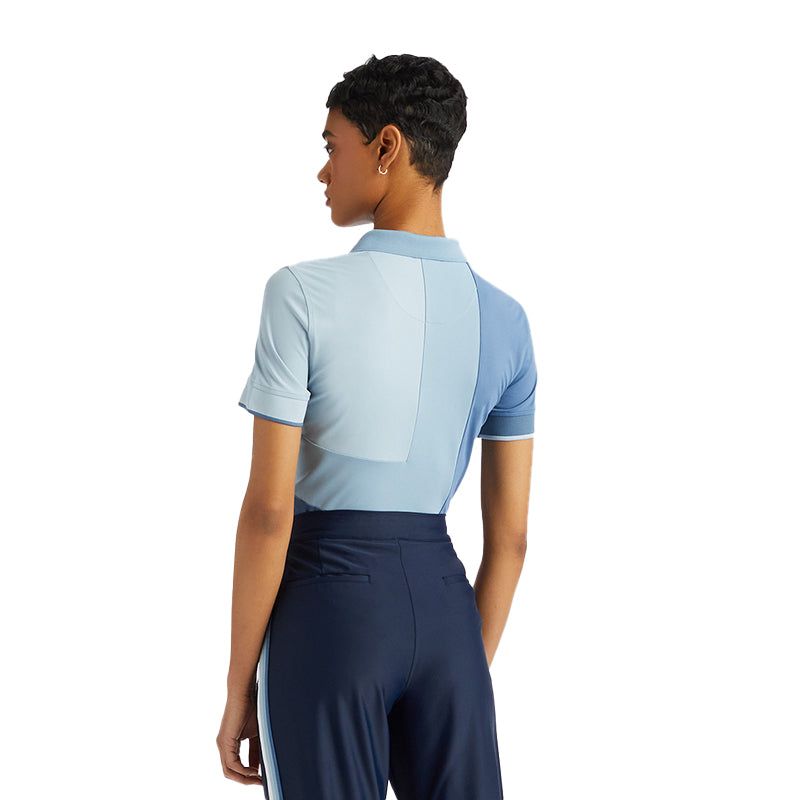 GFORE Colour Block Tech Pique Women's Polo (Fjord)