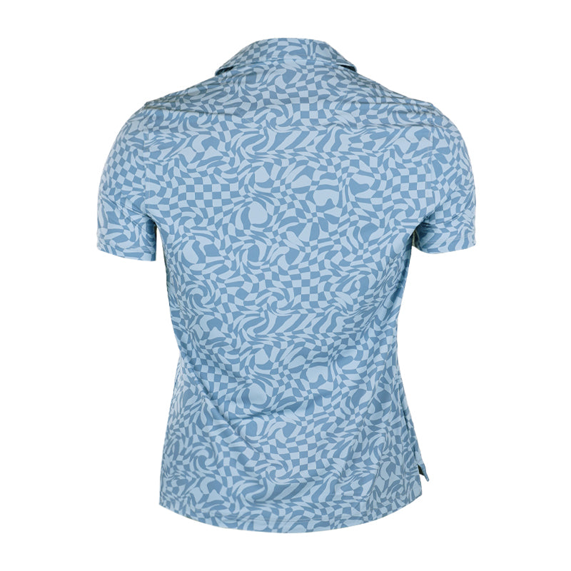 GFORE Distorted Women's Polo (Fjord)