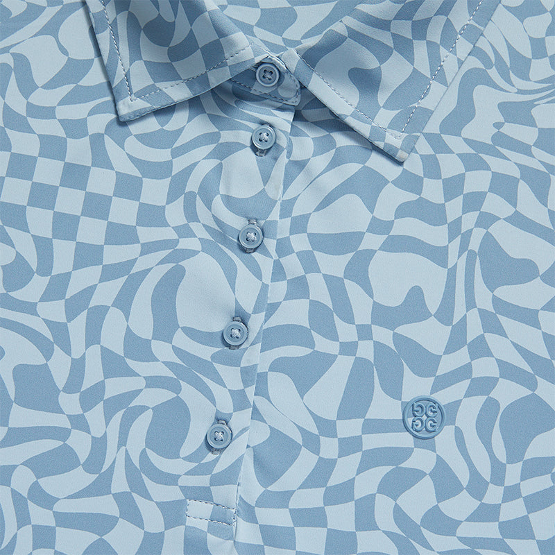 GFORE Distorted Women's Polo (Fjord)