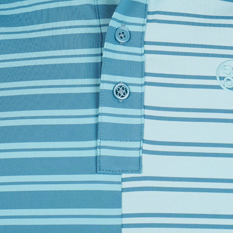GFORE Contrast Jersey Men's Polo (Seaglass)