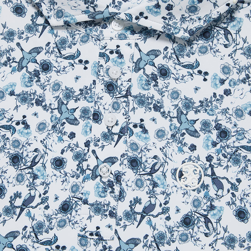 GFORE Botanic Garden Jersey Men's  Polo (Ink)