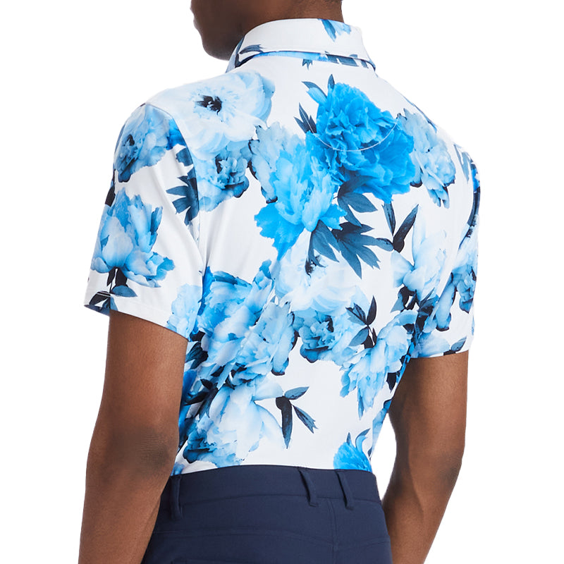 GFORE Photo Floral Jersey Men's Polo (Racer)