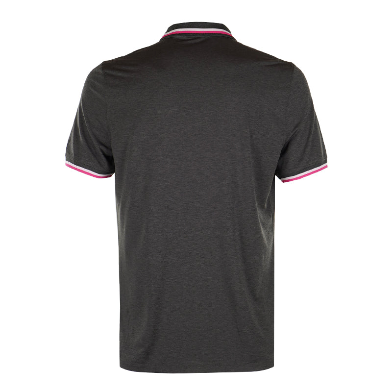 GFORE Melange Jersey Men's Polo (Charcoal Heather Grey)