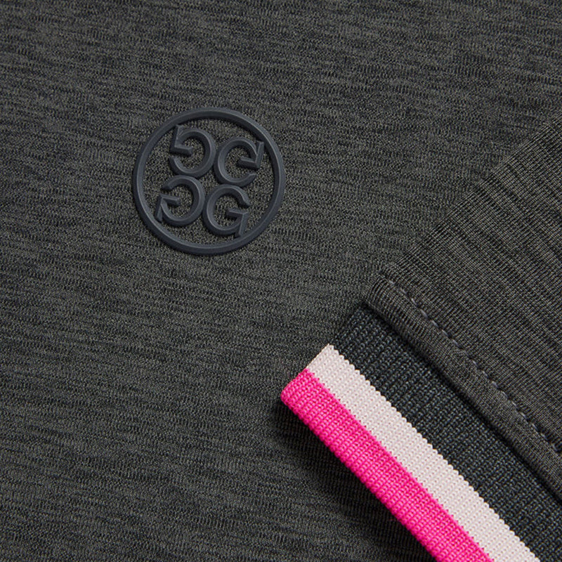 GFORE Melange Jersey Men's Polo (Charcoal Heather Grey)