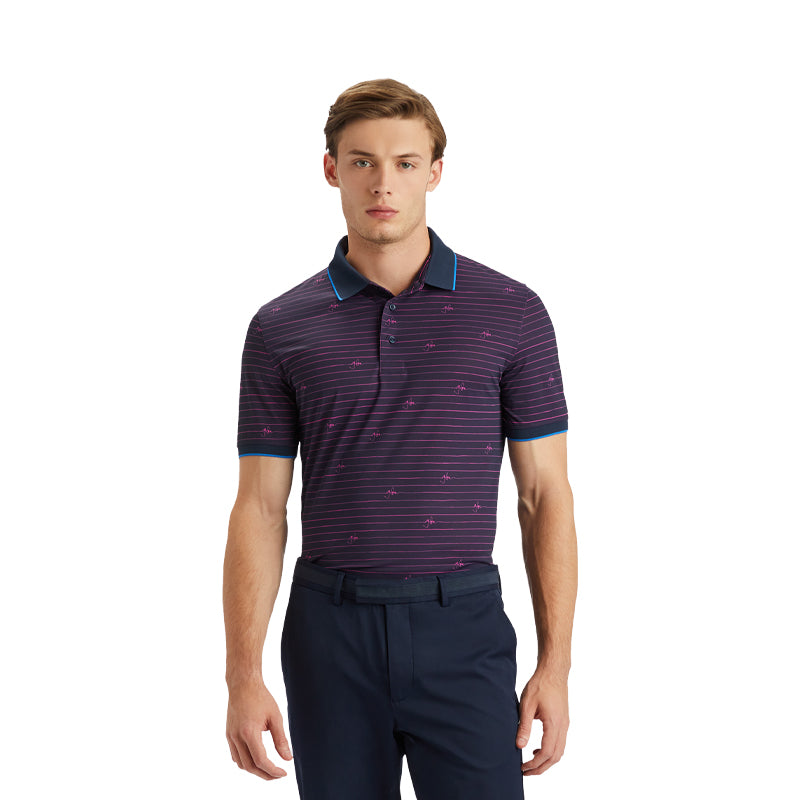 GFORE Script Pique Men's Polo (Twilight)