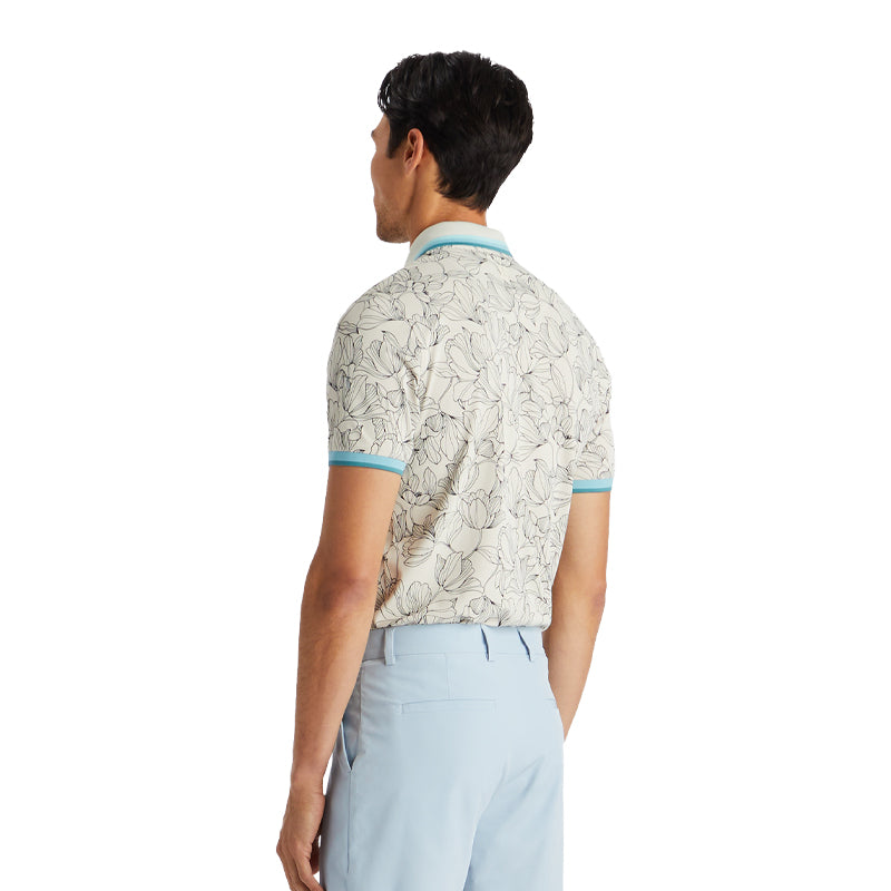 GFORE Outline Pique Men's Polo (Stone)