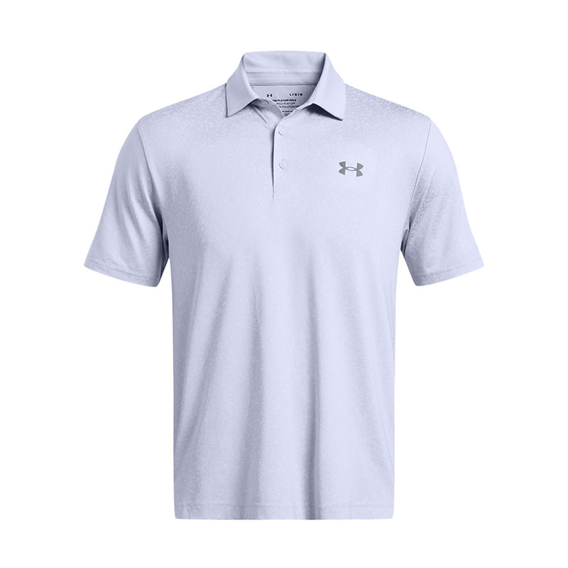 UNDER ARMOUR Playoff 3.0 Coral Jacquard Men?s Polo (Celeste)