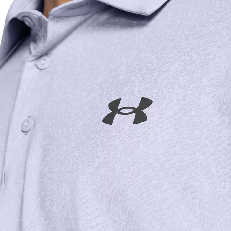 UNDER ARMOUR Playoff 3.0 Coral Jacquard Men?s Polo (Celeste)
