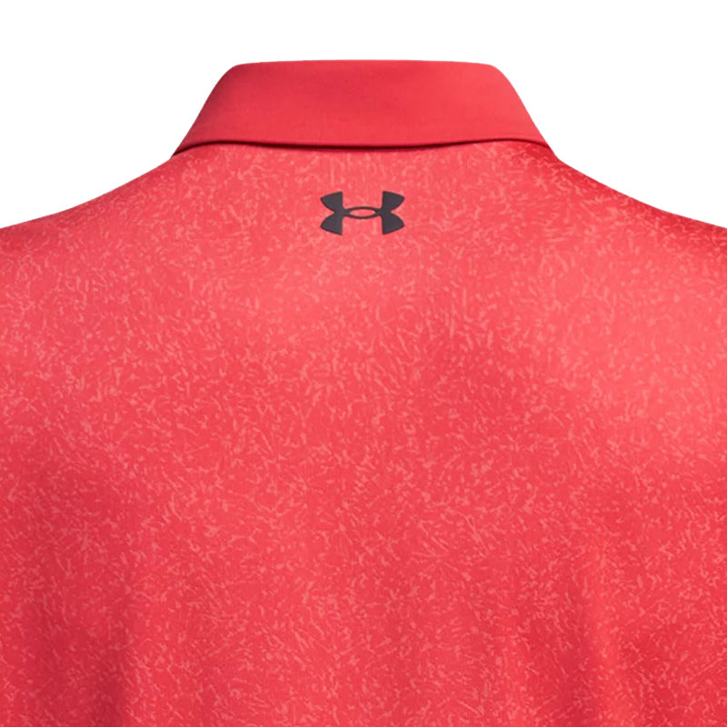 UNDER ARMOUR Playoff 3.0 Coral Jacquard Men's Polo (Red)