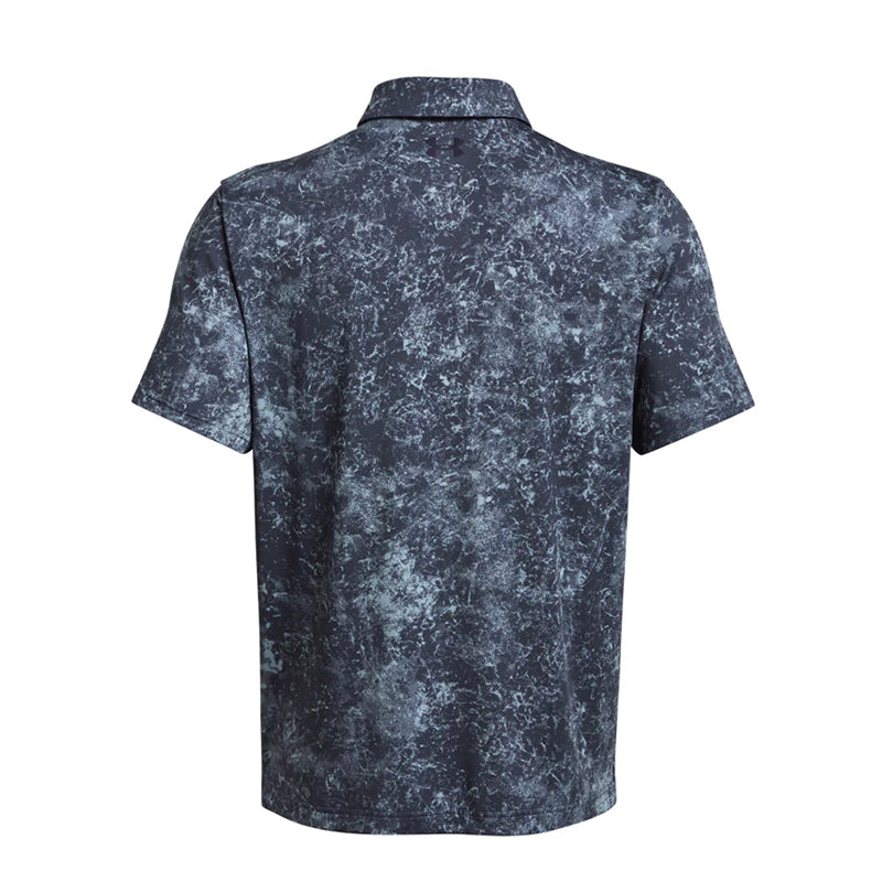 UNDER ARMOUR Playoff 3.0 Printed Men's Polo (Green/Navy)