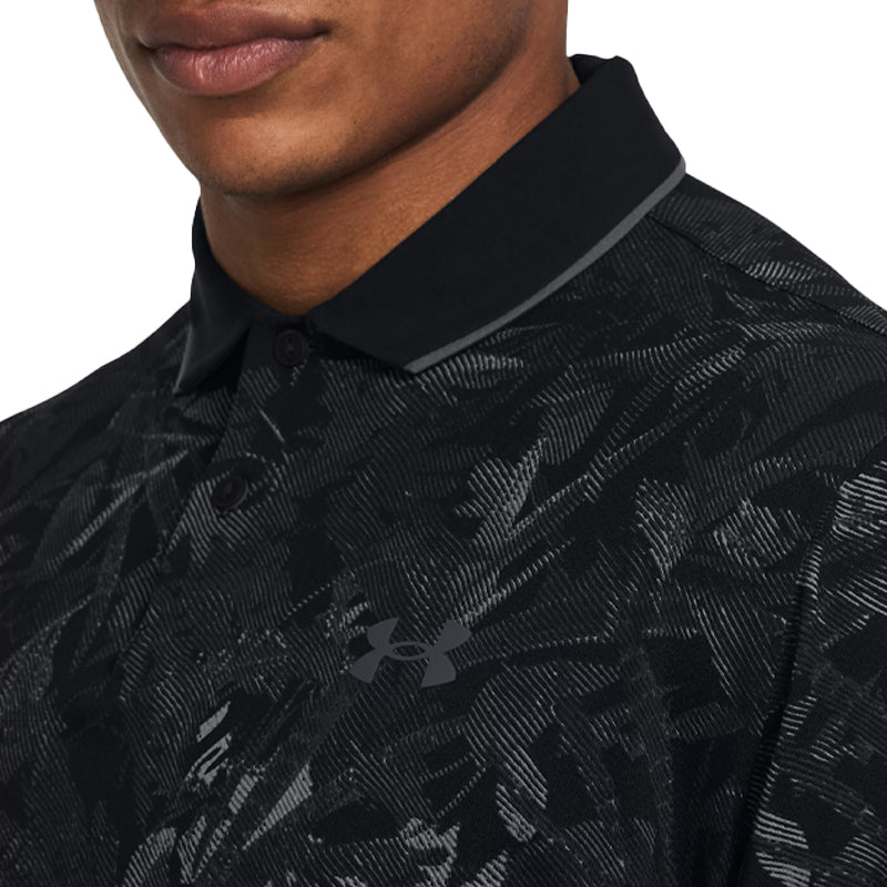 UNDER ARMOUR Iso-Chill Edge Men's Polo (Black/Grey)