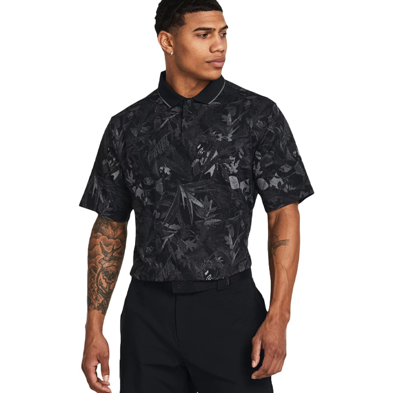 UNDER ARMOUR Iso-Chill Edge Men's Polo (Black/Grey)