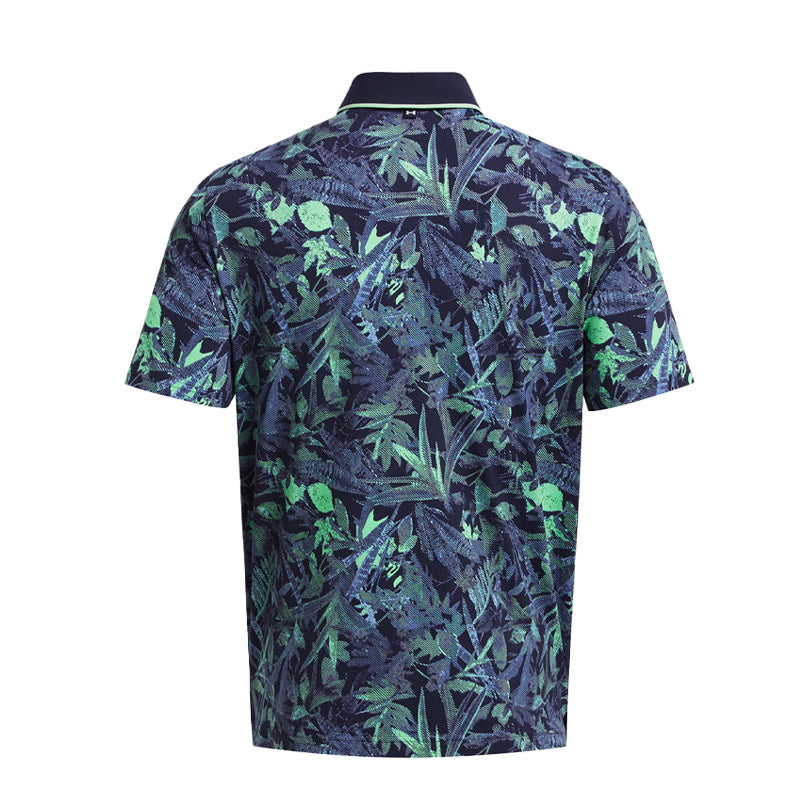 UNDER ARMOUR Iso-Chill Edge Men's Polo (Navy/Green)