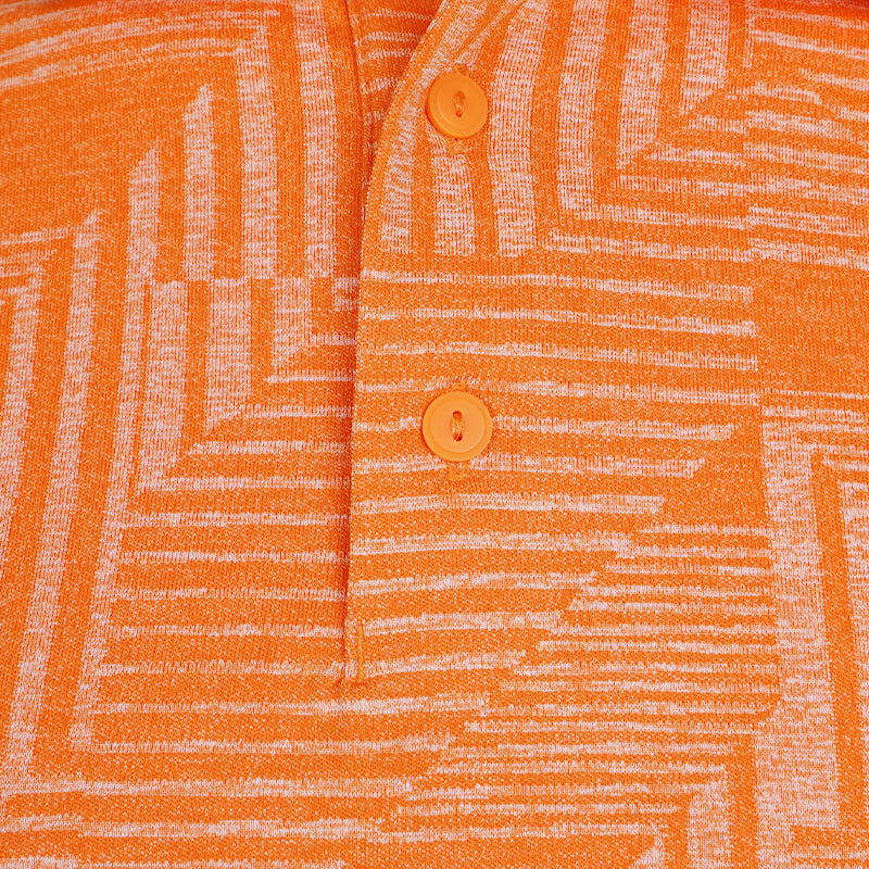 UNDER ARMOUR Playoff Geo Jacquard Men's Polo (Nova Orange)
