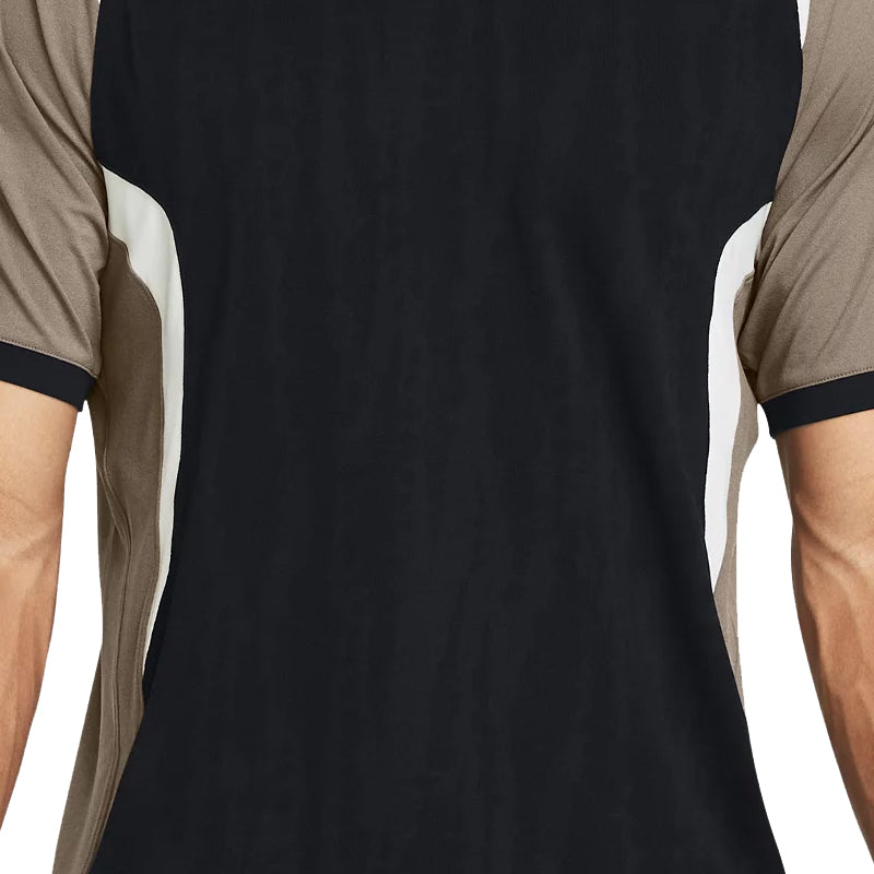 UNDER ARMOUR Curry Jacquard Men's Polo (Black/Taupe Dusk)