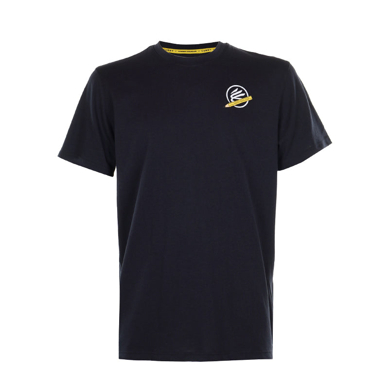 UNDER ARMOUR Curry Icon Tee Men's Shirt (Black/White)