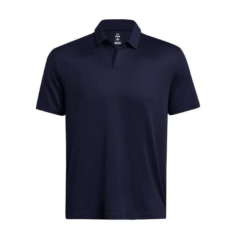UNDER ARMOUR Tour Tips Jacquard Men's Polo (Midnight Navy)