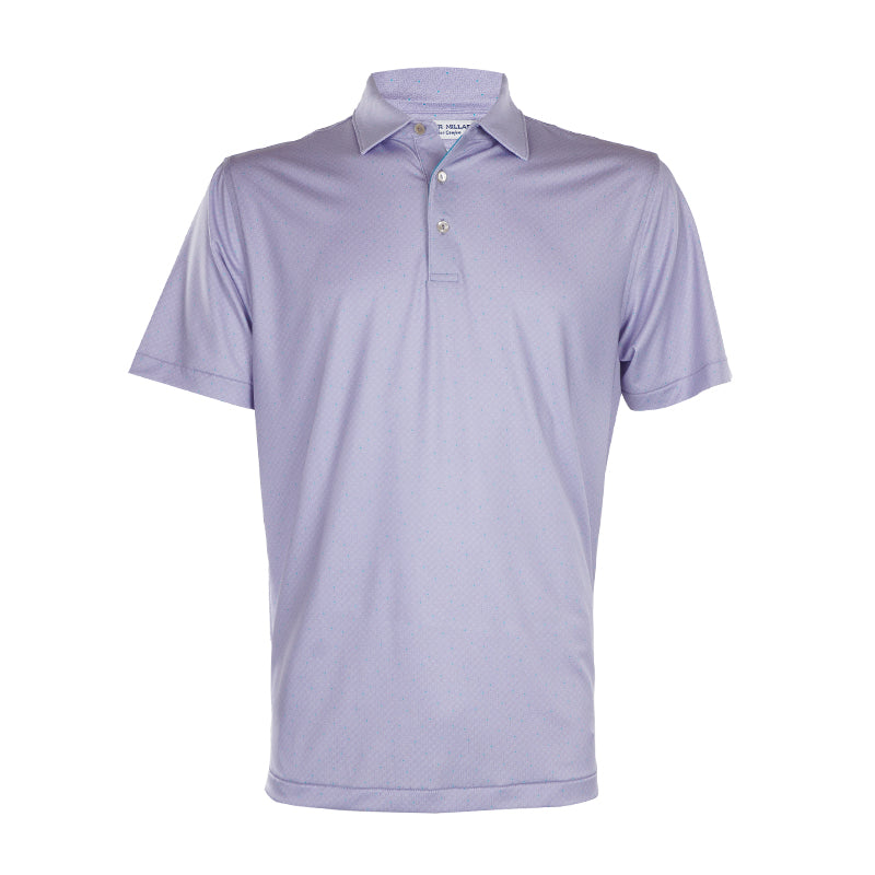 PETER MILLAR Soriano Performance Jersey Men's Polo (Lavender Fog)