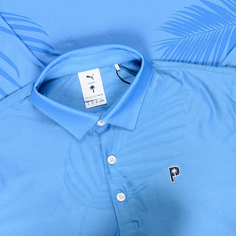 PUMA x PTC Jacquard Men's Polo (Regal Blue)