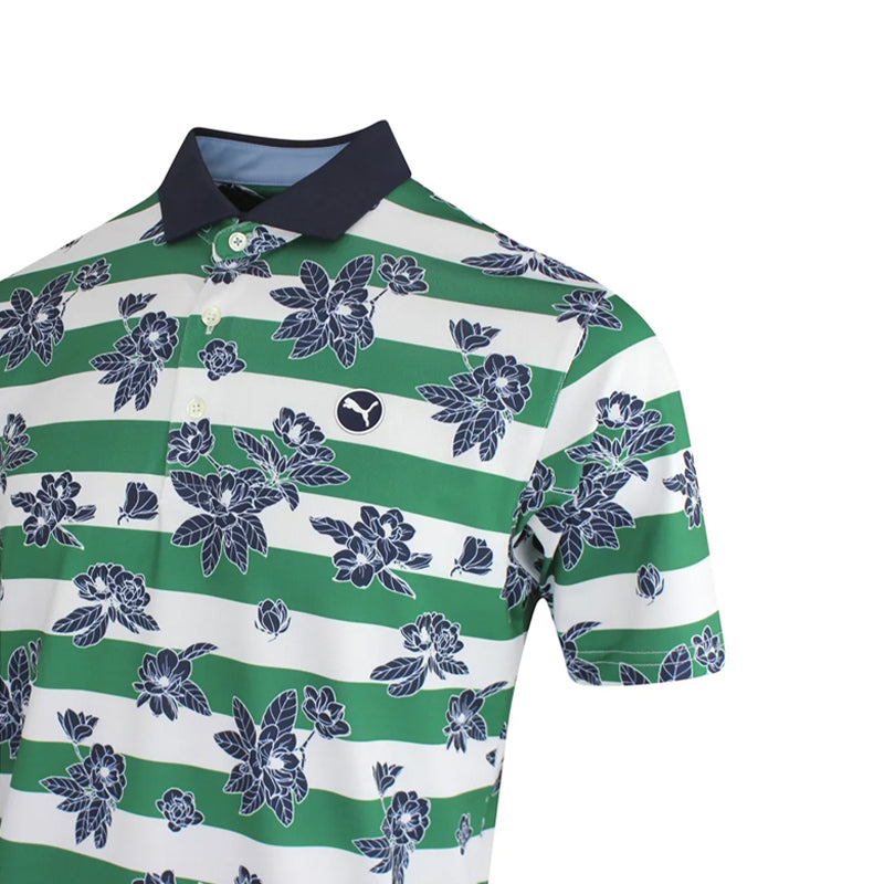 PUMA Pique Garden Men's Polo (Vine/Navy)