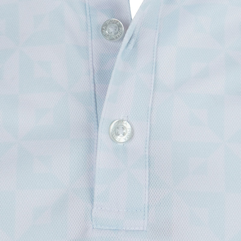 PUMA Japan Stretch Pique Monogram Men's Polo (Dew Drop)