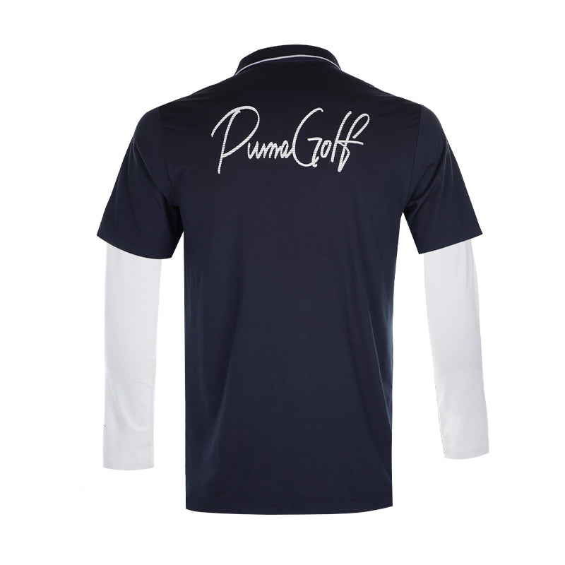 PUMA Japan Stretch Smooth Men's Polo Set (Deep Navy)