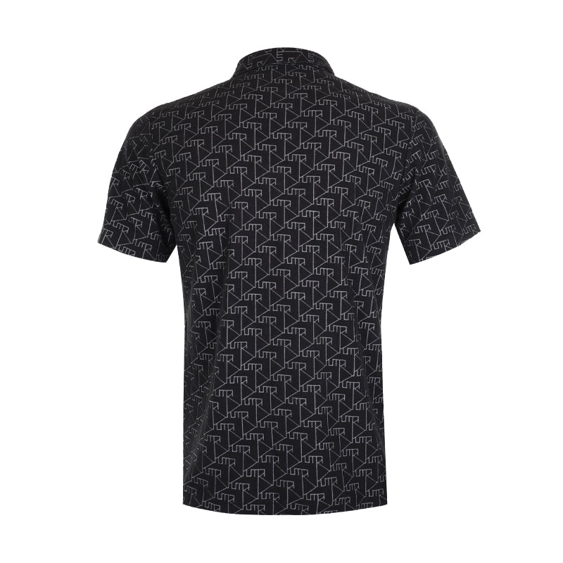 PUMA Japan Stretch Pile Jacquard Men's Polo (Black)