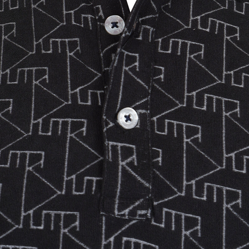 PUMA Japan Stretch Pile Jacquard Men's Polo (Black)