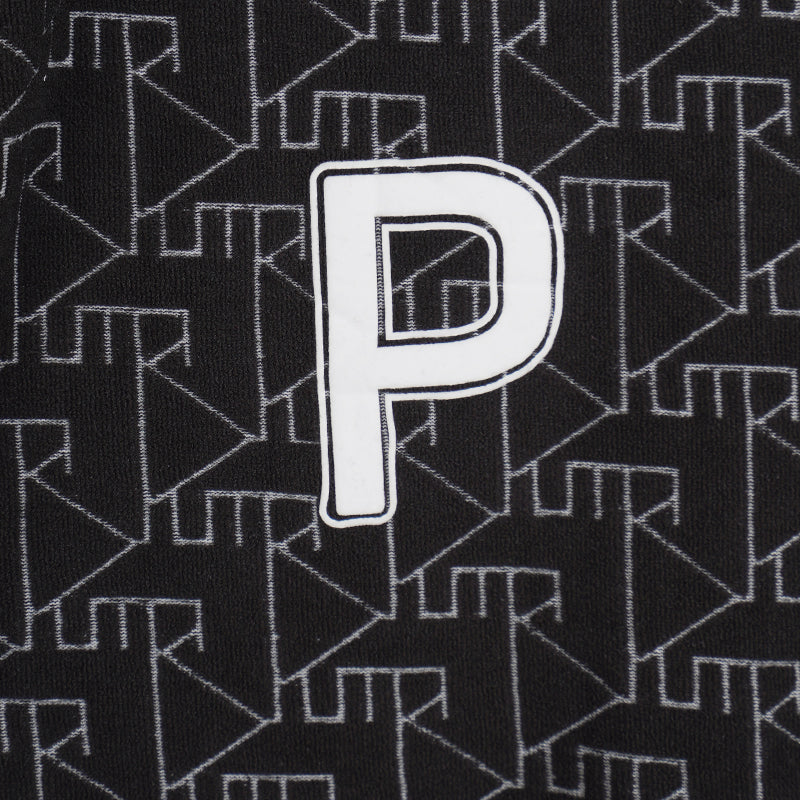 PUMA Japan Stretch Pile Jacquard Men's Polo (Black)