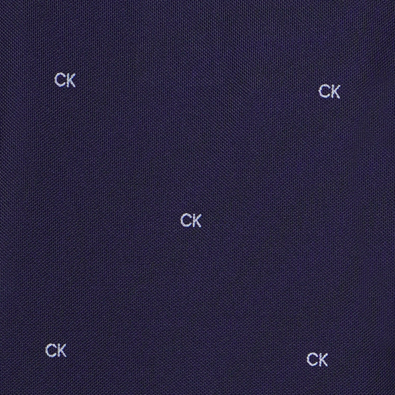 CALVIN KLEIN Monogram Men's Polo (Evening Blue)