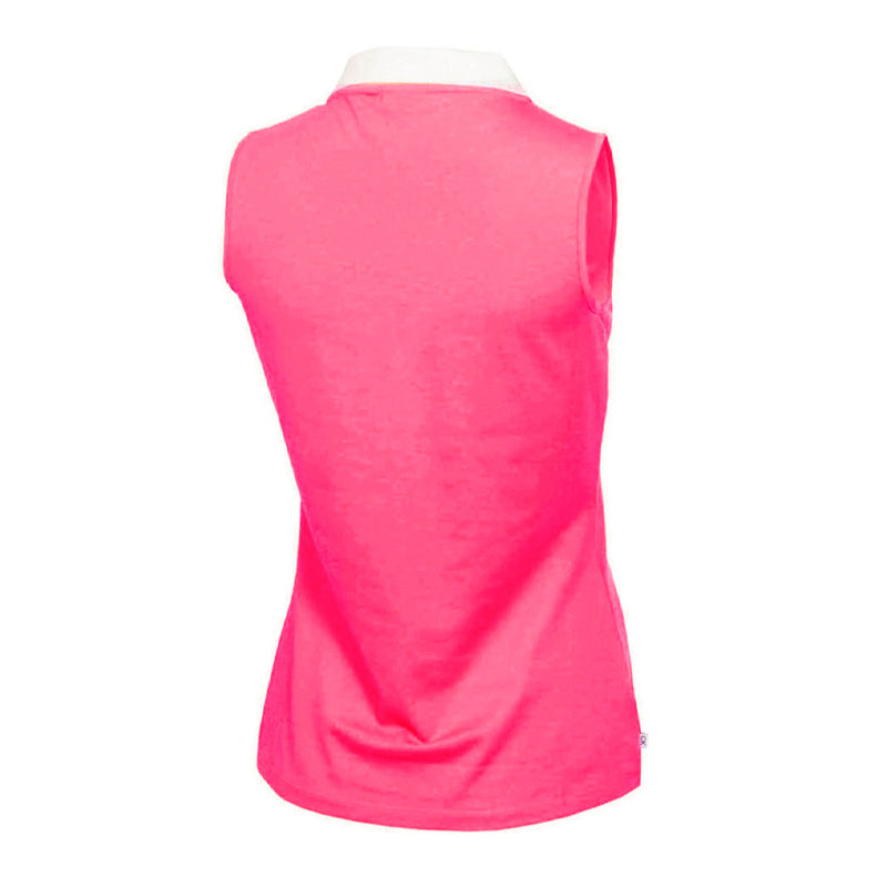 CALVIN KLEIN Delaware Women's Sleeveless Polo (Berry Pink)