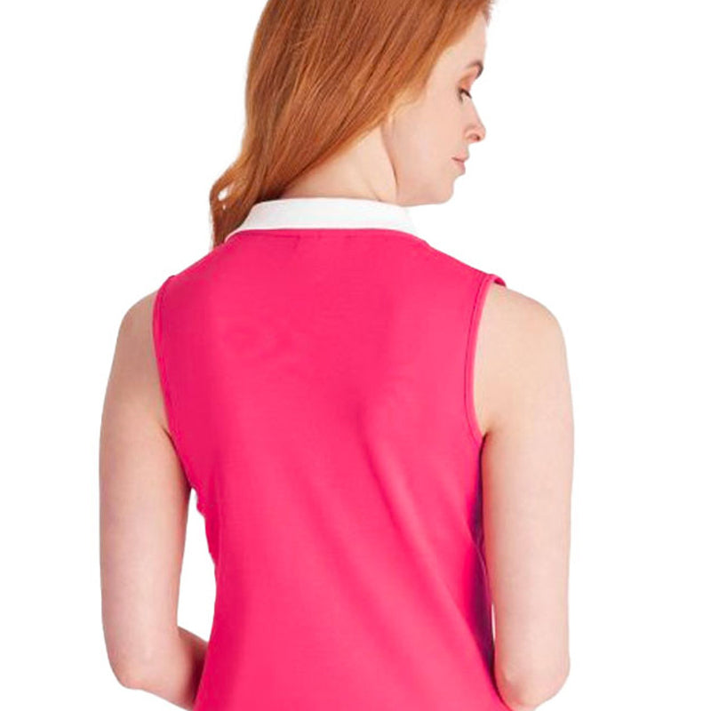 CALVIN KLEIN Delaware Women's Sleeveless Polo (Berry Pink)