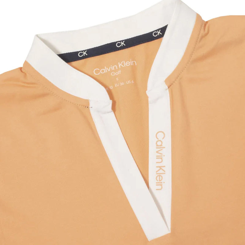 CALVIN KLEIN Dayton Women's Polo (Peach Cobbler)