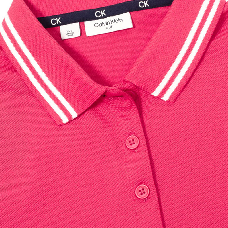 CALVIN KLEIN Brightmeadow Women's Polo (Berry Pink)