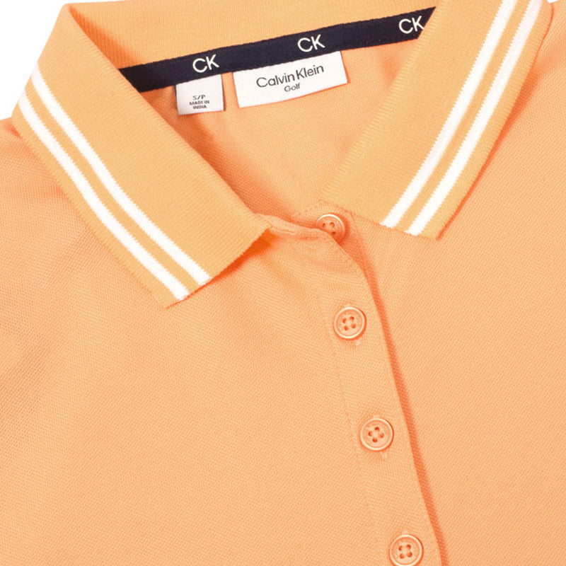 CALVIN KLEIN Brightmeadow Women's Polo (Peach Cobbler)