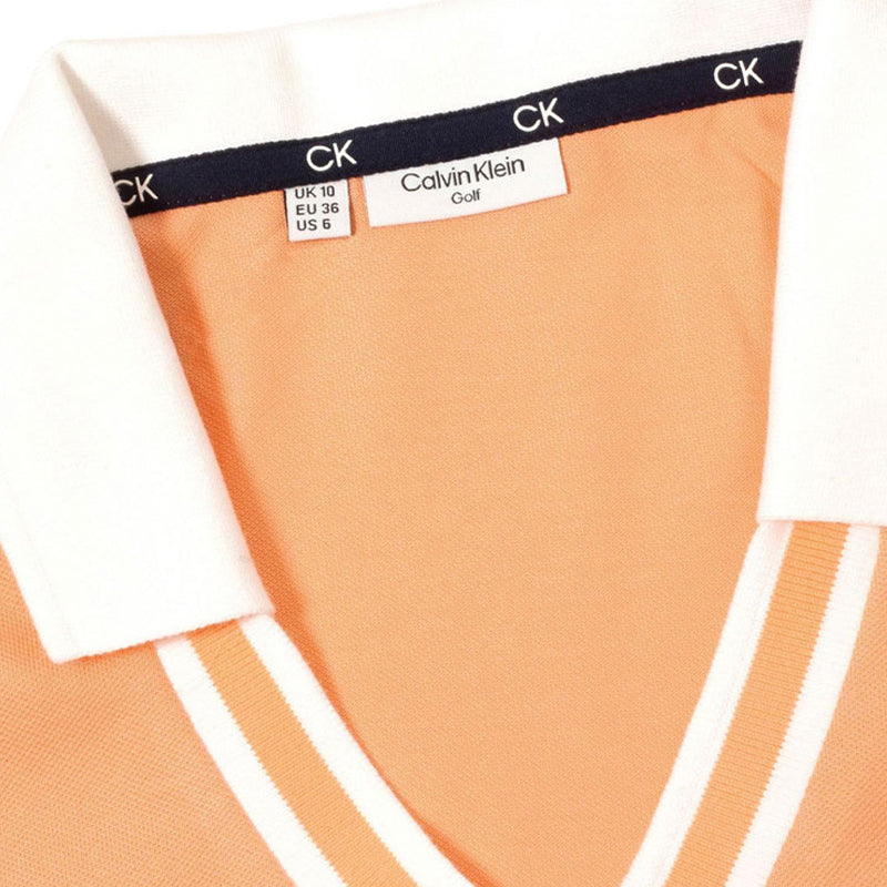 CALVIN KLEIN Delaware Women's Polo (Peach Cobbler)